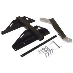 PartzBiz HD MU26504 - Hardbody Tri Glide Trike Black Steel Trailer Hitch Bolt-On Harley FLHTCUTG 11-Up