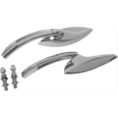 PartzBiz HD: 4415213-HardDrive Chrome Eliptical Style Head กระจกแต่งคู่ Harley Metric | 18-222 PartzBiz HD: 4415213-HardDrive Chrome Eliptical Style Head กระจกแต่งคู่ Harley Metric | 18-222