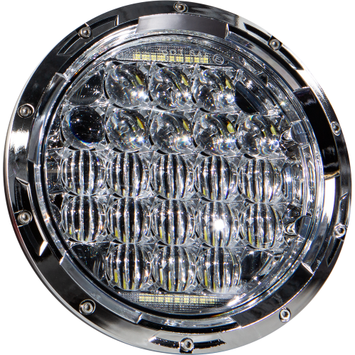 PartzBiz HD: 4415220-Harddrive CREE LED DRL ไฟหน้า 7” 105W 6000k White Angel Eyes Harley 94-Up PartzBiz HD: 4415220-Harddrive CREE LED DRL ไฟหน้า 7” 105W 6000k White Angel Eyes Harley 94-Up