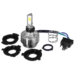 PartzBiz HD MU11906 - Harley Bright 3 Sided Led H4 All Models w/ H4 Headlight Bulb 35W Hi/ 18W Lo PartzBiz HD MU11906 - Harley Bright 3 Sided Led H4 All Models w/ H4 Headlight Bulb 35W Hi/ 18W Lo