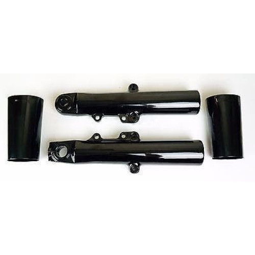 PartzBiz HD: 4415207-Harley Davidson 14-Up Touring Fork Legs Powder Coated Gloss Black 49mm Boots