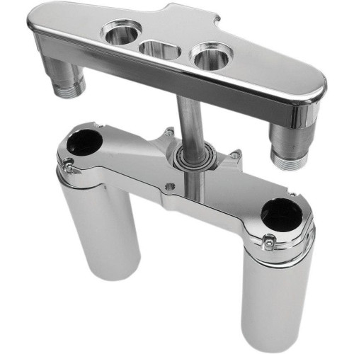 PartzBiz HD: 4415152-Hawg Halters HHI 41FBCR4 Chrome 4° Rake Triple Tree Harley FLSTF FLSTFB 86-17 Softail Best New Front Suspension Fork Custom Chopper Bobber motorcycle Upgrade Replacement PartzBiz HD: 4415152-Hawg Halters HHI 41FBCR4 Chrome 4° Rake Triple Tree Harley FLSTF FLSTFB 86-17 Softail Best New Front Suspension Fork Custom Chopper Bobber motorcycle Upgrade Replacement