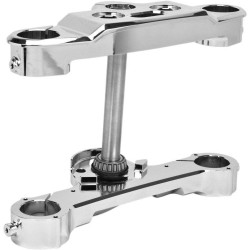 PartzBiz HD HHI-49FBCR4 - Hawg Halters HHI 49FBCR4 Black 4 Degree Triple Tree Rake 18-19 Harley-Davidson Softail FLFB Fat Boy Motorcycle
