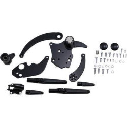 PartzBiz HD HHI-FCK-F14AE-FR - Hawg Halters HHI FCK-F14AE-FR ชุดควบคุมไปข้างหน้าสีดำพร้อมหมุด Harley FLH 14-Up PartzBiz HD HHI-FCK-F14AE-FR - Hawg Halters HHI FCK-F14AE-FR ชุดควบคุมไปข้างหน้าสีดำพร้อมหมุด Harley FLH 14-Up