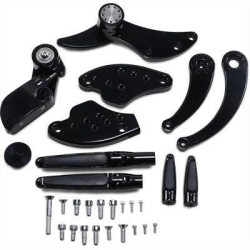 PartzBiz HD HHI-FCK-F14AS-FR - Hawg Halters HHI FCK-F14AS-FR Black Forward Control Kit w/ Pegs Harley FLH 14-Up PartzBiz HD HHI-FCK-F14AS-FR - Hawg Halters HHI FCK-F14AS-FR Black Forward Control Kit w/ Pegs Harley FLH 14-Up