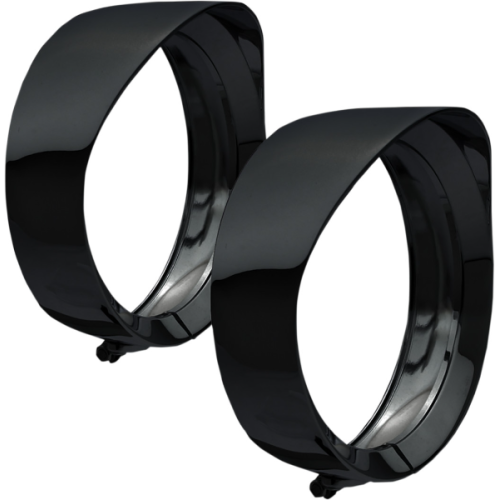 PartzBiz HD: 4415085-Headwinds Black Mariah 4.5 ”Spot Light Trim Ring Harley & Custom Chopper PartzBiz HD: 4415085-Headwinds Black Mariah 4.5 ”Spot Light Trim Ring Harley & Custom Chopper