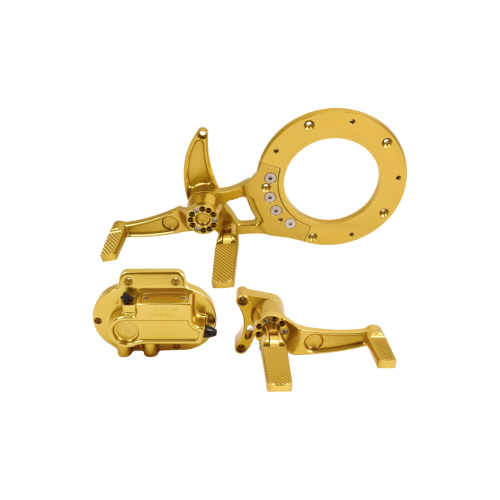 PartzBiz HD: 4414949-HHI Dominator Mid Control Conversion Kit MCK-FH21GS-FK Harley 21-23 FLH/T Gold | MCK-FH21GS-FK PartzBiz HD: 4414949-HHI Dominator Mid Control Conversion Kit MCK-FH21GS-FK Harley 21-23 FLH/T Gold | MCK-FH21GS-FK