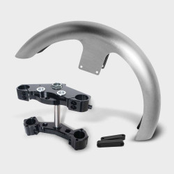 PartzBiz HD HHI-Kit1-X23-49 - HHI Hawg Halters Kit# 1 X23 Raked Triple Tree Fender Front End Kit 14-18 FLH/T PartzBiz HD HHI-Kit1-X23-49 - HHI Hawg Halters Kit# 1 X23 Raked Triple Tree Fender Front End Kit 14-18 FLH/T