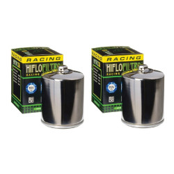 PartzBiz HD HF171CRC (x2) - HiFloFiltro HF171CRC กรองน้ำมันประสิทธิภาพสูงสีดำคู่ 99-18 Harley รุ่น 0712-0435 07120435 141271 63798-99 22-250 PartzBiz HD HF171CRC (x2) - HiFloFiltro HF171CRC กรองน้ำมันประสิทธิภาพสูงสีดำคู่ 99-18 Harley รุ่น 0712-0435 07120435 141271 63798-99 22-250
