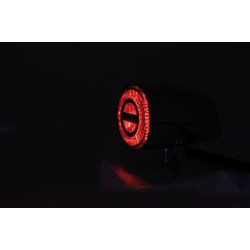 PartzBiz HD DS20101479 - Highsider Black Rocket Classic Red LED ไฟท้ายไฟเบรค Universal M8 255-342 PartzBiz HD DS20101479 - Highsider Black Rocket Classic Red LED ไฟท้ายไฟเบรค Universal M8 255-342