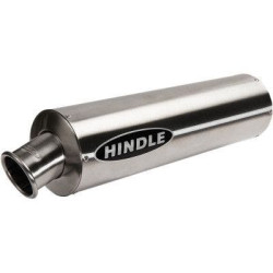 PartzBiz HD DS18113902 - Hindle Stealth Muffler Stainless Steel 14" Slip-On Universal GPS142R 1811-3902 18113902 performance upgrade motorcycle track loud quiet