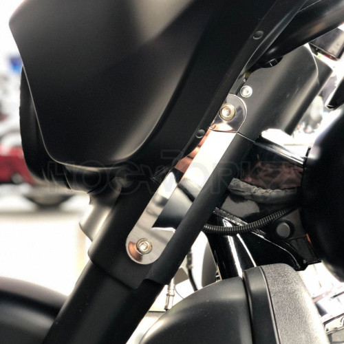 PartzBiz HD: 4414830-Hofworkz Chrome LED Billet Fork DRL ไฟเลี้ยว Harley Batwing Touring 97-21 PartzBiz HD: 4414830-Hofworkz Chrome LED Billet Fork DRL ไฟเลี้ยว Harley Batwing Touring 97-21