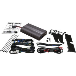 PartzBiz HD DS44050522 - Hogtunes Rev Series 200 วัตต์ 4 Channel Amplifier ชุดอัพเกรด 99-13 Road Glide เสียงระบบอัพเกรด FLTR 4405-0522 44050522