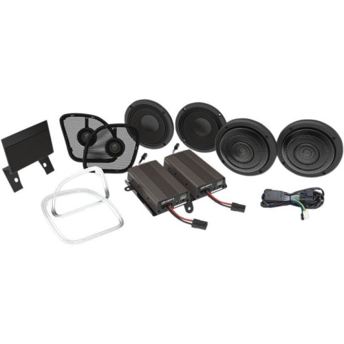 PartzBiz HD: 4414805-HogTunes Wild Boar แอมป์ 600 วัตต์ & ชุดเครื่องเสียงลำโพง 4 ตัว RG Ultra Harley 14-18 | WBA ULTRA KT RG PartzBiz HD: 4414805-HogTunes Wild Boar แอมป์ 600 วัตต์ & ชุดเครื่องเสียงลำโพง 4 ตัว RG Ultra Harley 14-18 | WBA ULTRA KT RG
