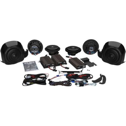 PartzBiz HD: 4414773-Hogtunes Wild Boar Whole Hog 900 วัตต์แอมป์และชุดลำโพง Harley Ultra 14-19 PartzBiz HD: 4414773-Hogtunes Wild Boar Whole Hog 900 วัตต์แอมป์และชุดลำโพง Harley Ultra 14-19