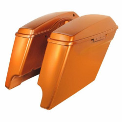 PartzBiz HD HW151009 - Hogworkz 4 ” Stretched Dual Saddlebags พร้อมฝาปิด Harley '14-'18 FLH Amber Whiskey | HW151009 PartzBiz HD HW151009 - Hogworkz 4 ” Stretched Dual Saddlebags พร้อมฝาปิด Harley '14-'18 FLH Amber Whiskey | HW151009
