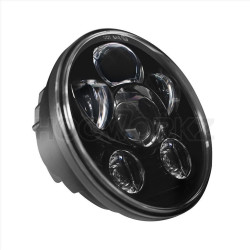 PartzBiz HD HW195023 - Hogworkz Blackout 5 3/4 ” LED Harley Daymaker ไฟหน้าสไตล์ V2 Softail Dyna HW195023 PartzBiz HD HW195023 - Hogworkz Blackout 5 3/4 ” LED Harley Daymaker ไฟหน้าสไตล์ V2 Softail Dyna HW195023