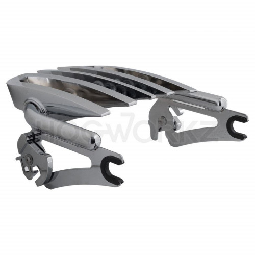 PartzBiz HD: 4414689-Hogworkz Chrome Detachable Stealth B2 Luggage Rack Harley Touring 09-Up PartzBiz HD: 4414689-Hogworkz Chrome Detachable Stealth B2 Luggage Rack Harley Touring 09-Up