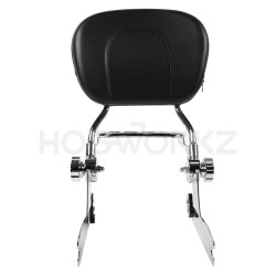 PartzBiz HD HW157110 - Hogworkz Chrome ที่วางสัมภาระ Sissy Bar ที่ถอดออกได้ง่าย Harley Softail 00-17 PartzBiz HD HW157110 - Hogworkz Chrome ที่วางสัมภาระ Sissy Bar ที่ถอดออกได้ง่าย Harley Softail 00-17