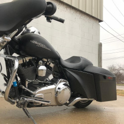 PartzBiz HD HW133005 - Hogworkz One Touch Saddlebag Upgrade Kit Mounting Brackets Harley FLH/T 09-13 HW133005 BEST FOR touring electra road street king glide low ultra cvo saddlebag saddle bag bags conversion OEM aftermarket fastener HogKnobz