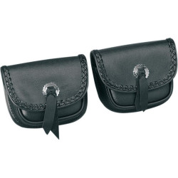 PartzBiz HD DSDS110482 - Hopnel Signature Series Dual Windshield Pouch For Harley Flhtc; H-D Trikes 1996-2013 | HD-90-102BK PartzBiz HD DSDS110482 - Hopnel Signature Series Dual Windshield Pouch For Harley Flhtc; H-D Trikes 1996-2013 | HD-90-102BK