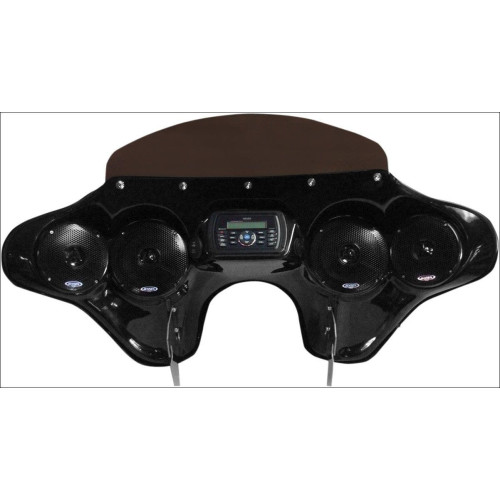 PartzBiz HD: 4414542-Hoppe 5566 Quick Detach Fairing w/ Speakers Jenson Stereo JHD40BT FLST | HDF-5566-HRT PartzBiz HD: 4414542-Hoppe 5566 Quick Detach Fairing w/ Speakers Jenson Stereo JHD40BT FLST | HDF-5566-HRT
