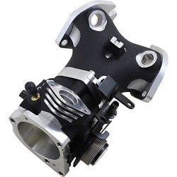PartzBiz HD DS10220245 - Horsepower Inc 55mm Throttle Body 1.66 ” Intake Stock Fit Harley Twin Cam 06-17 1022-0235 10220235 HPI-58D6-18 electra road street glide kingแคบ super wide dyna softail night train Heritage fat boy bob slim best for upgrade efi