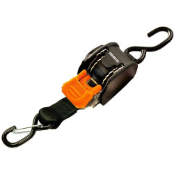 PartzBiz HD CB-F111640 - CargoBuckle F111640 Mini G3 Retractable Ratchet Tie-Down with Dual S-Hooks PartzBiz HD CB-F111640 - CargoBuckle F111640 Mini G3 Retractable Ratchet Tie-Down with Dual S-Hooks