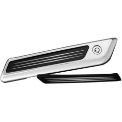 PartzBiz HD DS35010967 - Accutronix Black Night Series Diamond Latch Cover Inserts for Harley Touring 14 - BLI14-IN