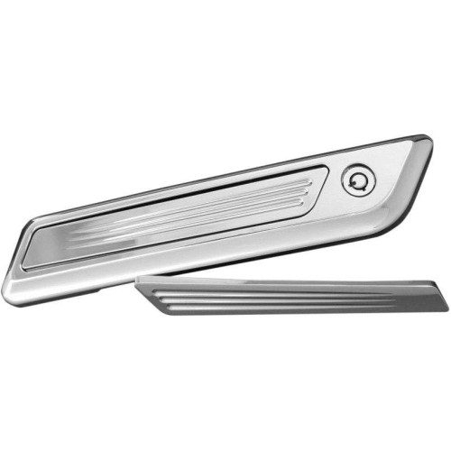 PartzBiz HD: 4414414-Accutronix Chrome Speedball Latch Cover Inserts สำหรับ Harley Touring รุ่น 2014 - BLI14-SBC PartzBiz HD: 4414414-Accutronix Chrome Speedball Latch Cover Inserts สำหรับ Harley Touring รุ่น 2014 - BLI14-SBC