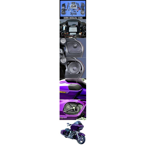 PartzBiz HD: 4414350-J&M Rokker XXR Extreme 800w 4-Speaker & Amp Install Kit 15-20 Harley FLTR XXRK-800SP4-15RC ดีที่สุดสำหรับ davidson ลำโพงระบบอัพเกรดเสียง PartzBiz HD: 4414350-J&M Rokker XXR Extreme 800w 4-Speaker & Amp Install Kit 15-20 Harley FLTR XXRK-800SP4-15RC ดีที่สุดสำหรับ davidson ลำโพงระบบอัพเกรดเสียง