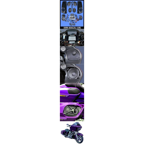 PartzBiz HD: 4414352-J&M Rokker XXR Extreme 800w 4-Speaker w/ Lids & Amp Kit 15-20 Harley FLTR XXRK-800LD4-15RC best for davidson sound upgrade system speaker PartzBiz HD: 4414352-J&M Rokker XXR Extreme 800w 4-Speaker w/ Lids & Amp Kit 15-20 Harley FLTR XXRK-800LD4-15RC best for davidson sound upgrade system speaker