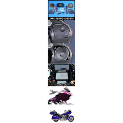 PartzBiz HD XXRK-350SP2-15RG-ST5 - J&M ROKKER XXR Stage 4 350w 2-Speaker Amplifier Install Kit 14-18 Harley FLTR/U | J&M ROKKER XXR Stage 4 350w 2-Speaker Amplifier Install Kit 14-18 Harley FLTR/U | XXRK-350SP2-15RG-ST4
