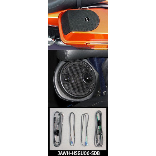 PartzBiz HD: 4414329-J&M ชุดสายรัดลำโพงที่ฝากระเป๋าหรือด้านหลัง J&M 98-13 Harley JAWH-HSGU06-SDB PartzBiz HD: 4414329-J&M ชุดสายรัดลำโพงที่ฝากระเป๋าหรือด้านหลัง J&M 98-13 Harley JAWH-HSGU06-SDB