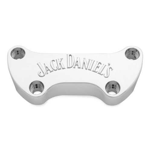 PartzBiz HD: 4414334-Jack Daniels OLD # 7 Chrome 1 ” แคลมป์ไรเซอร์แฮนด์สำหรับบาร์ Harley | 106-246