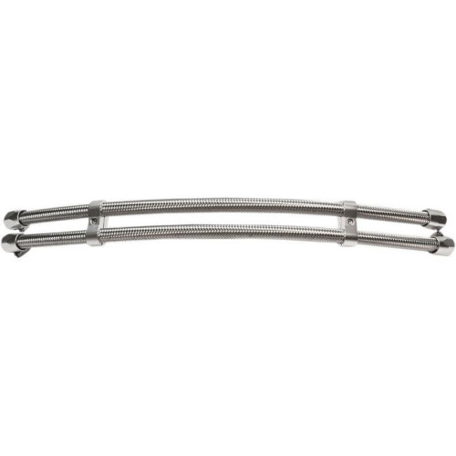 PartzBiz HD: 4414340-Jagg 0711-0237 Stainless Steel Braided Oil Cooler Hose Upgrade Kit Harley Davidson Metric custom motorcycle bike upgrade replacement line 211-JSSN06-6 PartzBiz HD: 4414340-Jagg 0711-0237 Stainless Steel Braided Oil Cooler Hose Upgrade Kit Harley Davidson Metric custom motorcycle bike upgrade replacement line 211-JSSN06-6