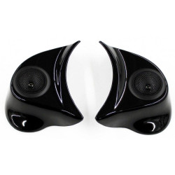 PartzBiz HD JARZ-1234-0001 - Jarz Gloss Black Pods W/ Tweeter Complete Kit 14-17 Batwing Fairing Models PartzBiz HD JARZ-1234-0001 - Jarz Gloss Black Pods W/ Tweeter Complete Kit 14-17 Batwing Fairing Models