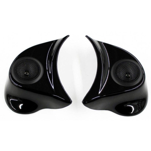 PartzBiz HD: 4414291-Jarz Gloss Black Pods W/ Tweeter Complete Kit 14-17 Batwing Fairing Models PartzBiz HD: 4414291-Jarz Gloss Black Pods W/ Tweeter Complete Kit 14-17 Batwing Fairing Models