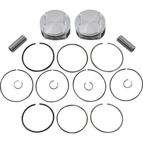 PartzBiz HD: 4414265-JE Pistons 370243 Dome 3.937 ” 107ci Big Bore Piston Set Harley M8 17-Up เครื่องยนต์ใหม่ที่ดีที่สุด อัปเกรดสมรรถนะของมอเตอร์ forged touring bagger dresser softail dyna มอเตอร์ไซค์ทดแทน big bore PartzBiz HD: 4414265-JE Pistons 370243 Dome 3.937 ” 107ci Big Bore Piston Set Harley M8 17-Up เครื่องยนต์ใหม่ที่ดีที่สุด อัปเกรดสมรรถนะของมอเตอร์ forged touring bagger dresser softail dyna มอเตอร์ไซค์ทดแทน big bore