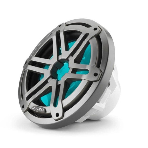 PartzBiz HD: 4414253-ไดร์เวอร์ซับวูฟเฟอร์มารีน JL Audio ขนาด 10 นิ้ว; กระจังหน้าแบบสปอร์ตสีเทาเมทัลลิก พร้อมไฟ RGB LED PartzBiz HD: 4414253-ไดร์เวอร์ซับวูฟเฟอร์มารีน JL Audio ขนาด 10 นิ้ว; กระจังหน้าแบบสปอร์ตสีเทาเมทัลลิก พร้อมไฟ RGB LED