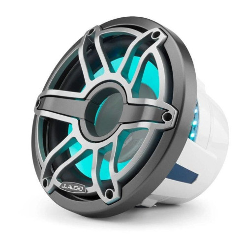 PartzBiz HD: 4414255-JL Audio 10-Inch Marine Subwoofer Driver W/Transflective LED Metal Grey Sport Grille PartzBiz HD: 4414255-JL Audio 10-Inch Marine Subwoofer Driver W/Transflective LED Metal Grey Sport Grille