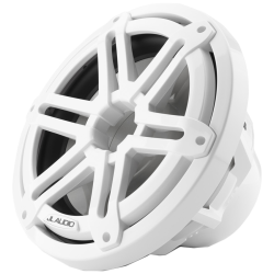 PartzBiz HD JL-M3-10LB-S-GW-4 - JL Audio 10" Marine Subwoofer Driver Gloss White Sport Grille - 4ohm PartzBiz HD JL-M3-10LB-S-GW-4 - JL Audio 10" Marine Subwoofer Driver Gloss White Sport Grille - 4ohm