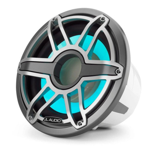 PartzBiz HD: 4414223-JL Audio 12-Inch Marine Subwoofer Driver W/Transflective LED Lighting สีเทาเมทัลลิก