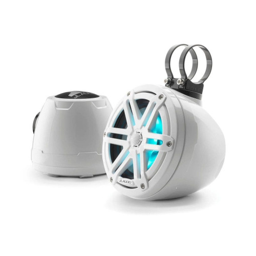 PartzBiz HD: 4414217-JL Audio ระบบโคแอกเซียลแบบปิดขนาด 6.5 นิ้ว W/RGB LED กระจังหน้าแบบสปอร์ตสีขาวเงา PartzBiz HD: 4414217-JL Audio ระบบโคแอกเซียลแบบปิดขนาด 6.5 นิ้ว W/RGB LED กระจังหน้าแบบสปอร์ตสีขาวเงา