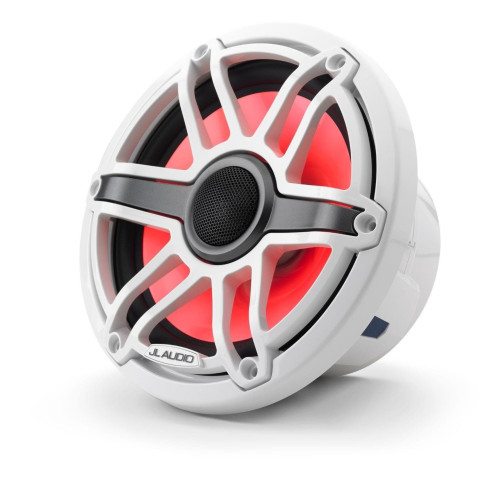 PartzBiz HD: 4414128-JL Audio M6 ชุดลำโพงโคแอกเซียล LED มารีนขนาด 7.7 นิ้วพร้อมตะแกรงสปอร์ตสีขาว PartzBiz HD: 4414128-JL Audio M6 ชุดลำโพงโคแอกเซียล LED มารีนขนาด 7.7 นิ้วพร้อมตะแกรงสปอร์ตสีขาว
