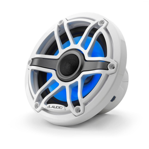 PartzBiz HD: 4414096-JL Audio M6 LED ชุดลำโพงโคแอกเชียลมารีนขนาด 6.5 นิ้วตะแกรงสปอร์ตสีขาว PartzBiz HD: 4414096-JL Audio M6 LED ชุดลำโพงโคแอกเชียลมารีนขนาด 6.5 นิ้วตะแกรงสปอร์ตสีขาว
