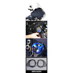 PartzBiz HD RRPA-RGSPA - J&M Fairing Speaker Adapter Plate Kit สำหรับ 98-13 Harley Roadglide | RRPA-RGSPA
