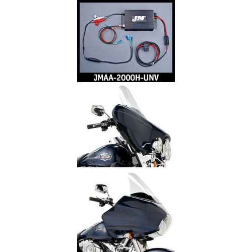 PartzBiz HD: 4414068-J&M JMAA-2000H-UNV Performance Series 2-CH 200w ชุดแอมป์ Univ 98-13 Harley FLH/T Touring Bagger Dresser | JMAA-1800H-UNV PartzBiz HD: 4414068-J&M JMAA-2000H-UNV Performance Series 2-CH 200w ชุดแอมป์ Univ 98-13 Harley FLH/T Touring Bagger Dresser | JMAA-1800H-UNV