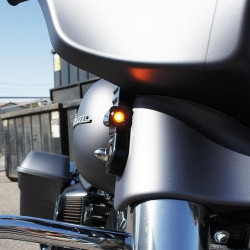 PartzBiz HD DS20201308 - Joker Machine 2020-1308 Chrome Streamliner สัญญาณไฟเลี้ยวด้านหน้า HD FLHX 14-19 2020-1308 20201308 PartzBiz HD DS20201308 - Joker Machine 2020-1308 Chrome Streamliner สัญญาณไฟเลี้ยวด้านหน้า HD FLHX 14-19 2020-1308 20201308