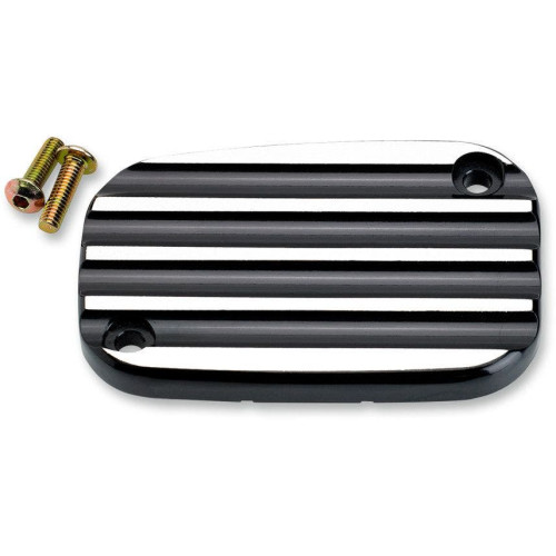 PartzBiz HD: 4414008-Joker Machine Black Finned Front Brake Master Cylinder Cover Harley 08-15 FLH/T - 08-002B PartzBiz HD: 4414008-Joker Machine Black Finned Front Brake Master Cylinder Cover Harley 08-15 FLH/T - 08-002B
